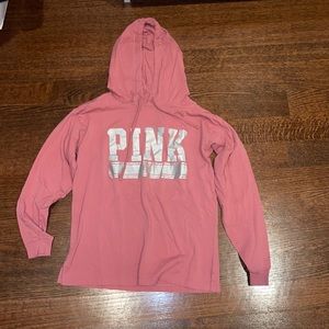 Pink sweatshirt!